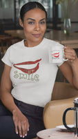 Smile All Day Bling T-Shirt White