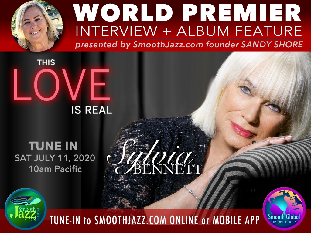 Tune In on Saturday, for Sylvia's World Premier on SmoothJazz.com