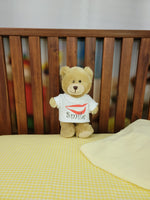 10-Inch Embroidery Eye Teddy Bear with T-Shirt - Your Cuddly Companion
