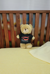 10-Inch Embroidery Eye Teddy Bear with T-Shirt - Your Cuddly Companion