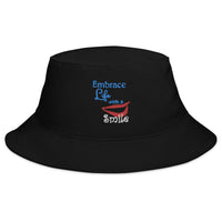 Embrace Life with a Smile Bucket Hat: Your Stylish Sun Shield

