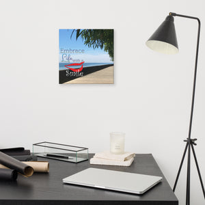 Embrace Life with a Smile Canvas Prints: Transform Your Space with Artistic Elegance