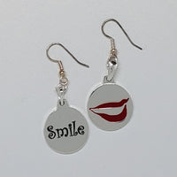 Introducing the Smile Charm Earrings: Radiate Joy with Every Sparkle!