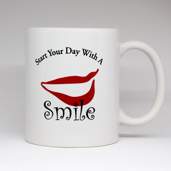 Smile Mug front detail