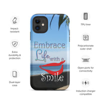Embrace Life with a Smile Tough iPhone Case
